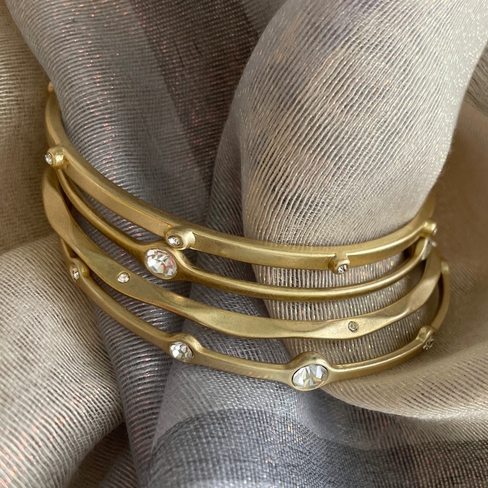 2/$20 Set of 4 Lia Sophia Gold Tone Bracelet